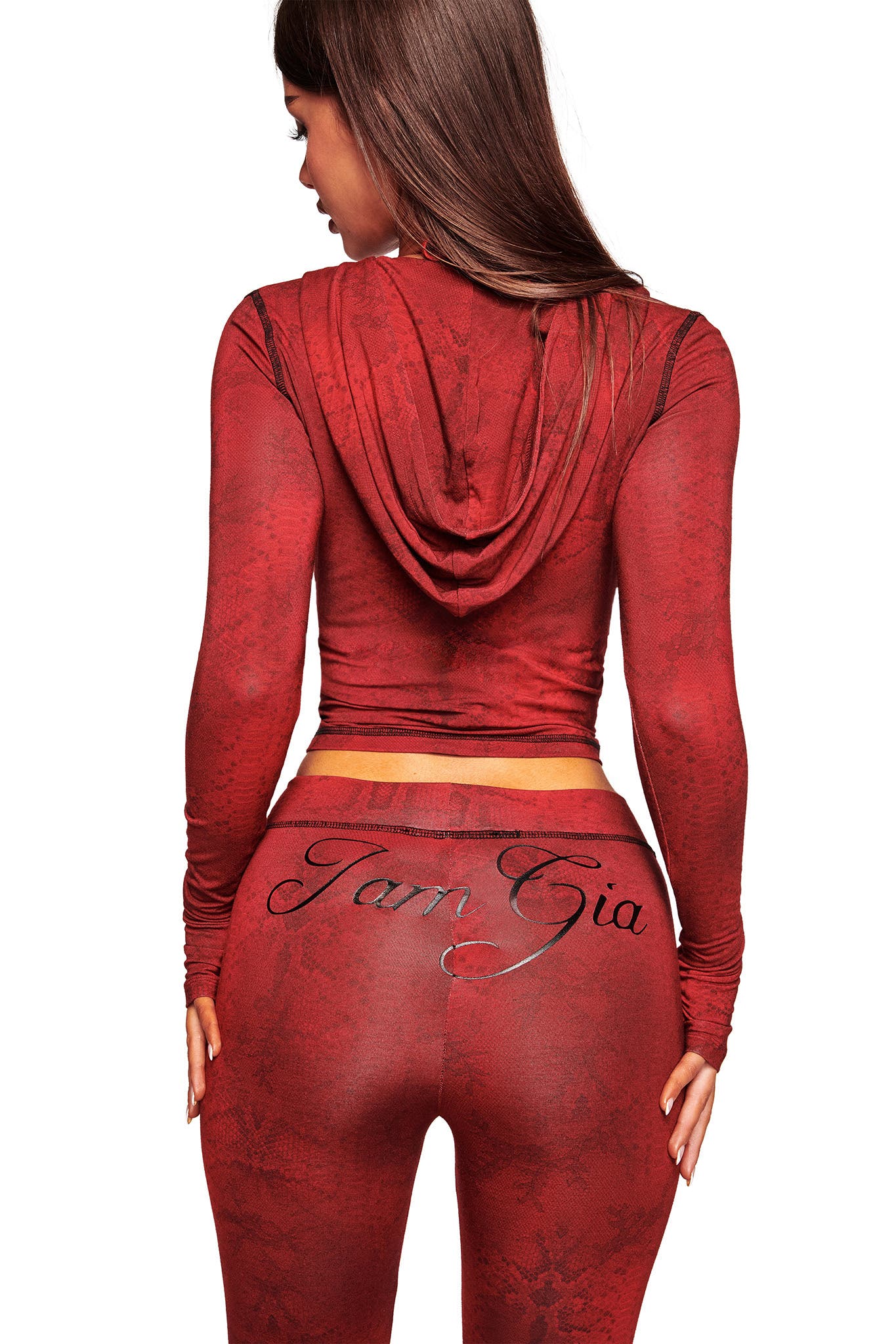 BLARE HOODIE - RED SERPENTINE