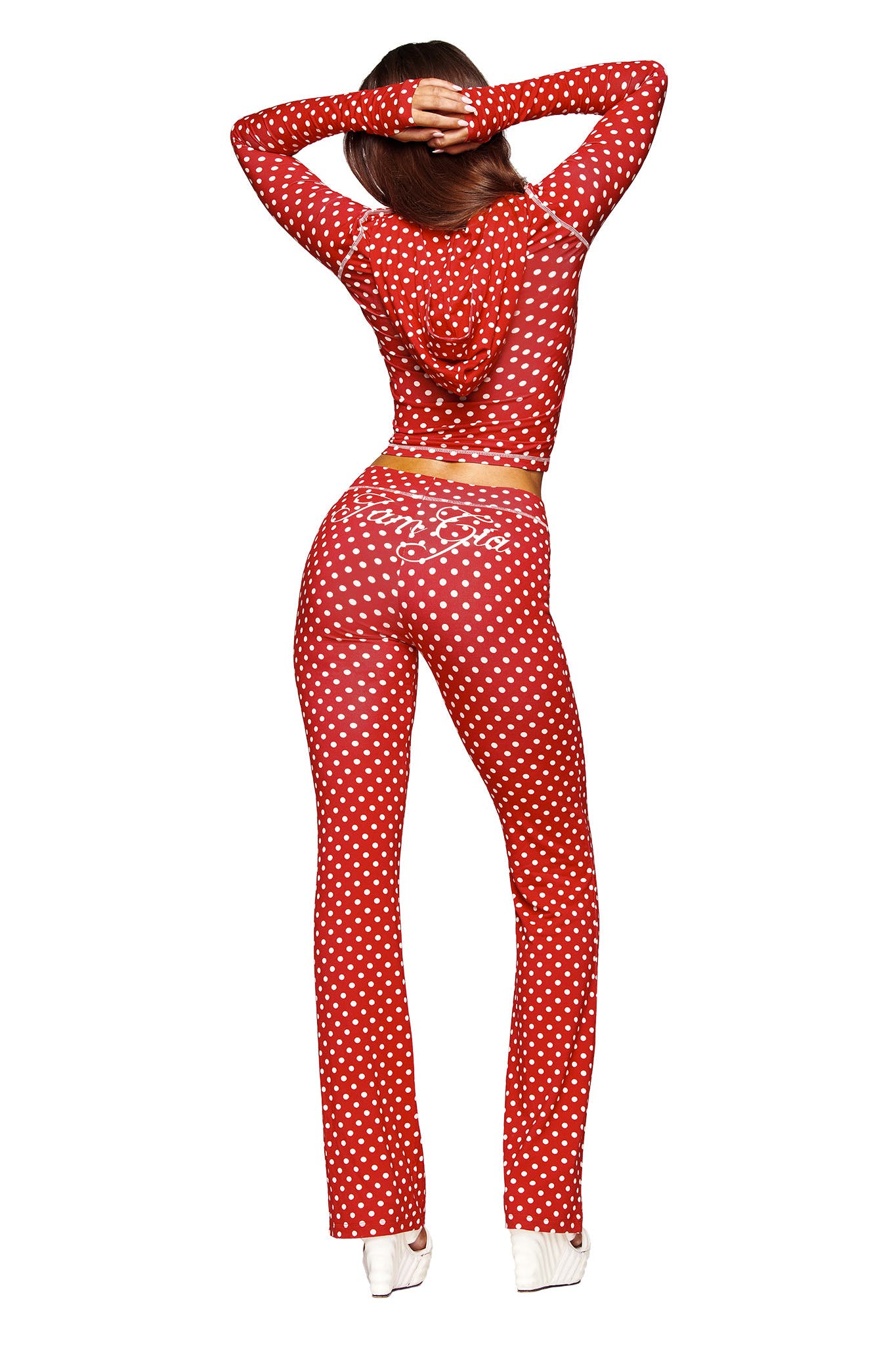 BLARE TRACKPANT - RED POLKA DOT