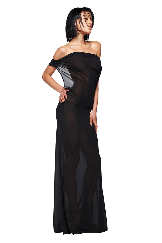 KAHLO MAXI DRESS - BLACK