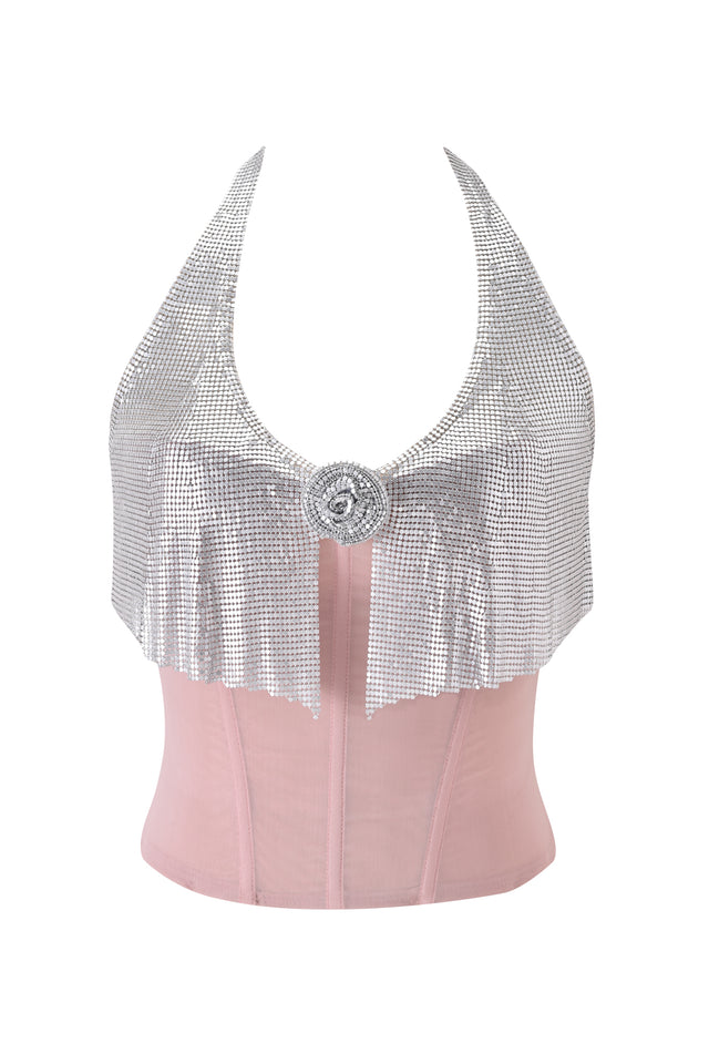 MILANA TWO PIECE TOP - PINK