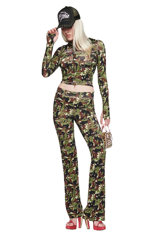I.AM.GIA X VON DUTCH BLARE HOODIE - GIA GIRL CAMO
