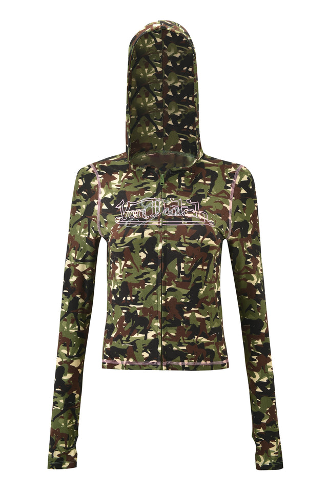 I.AM.GIA X VON DUTCH BLARE HOODIE - GIA GIRL CAMO