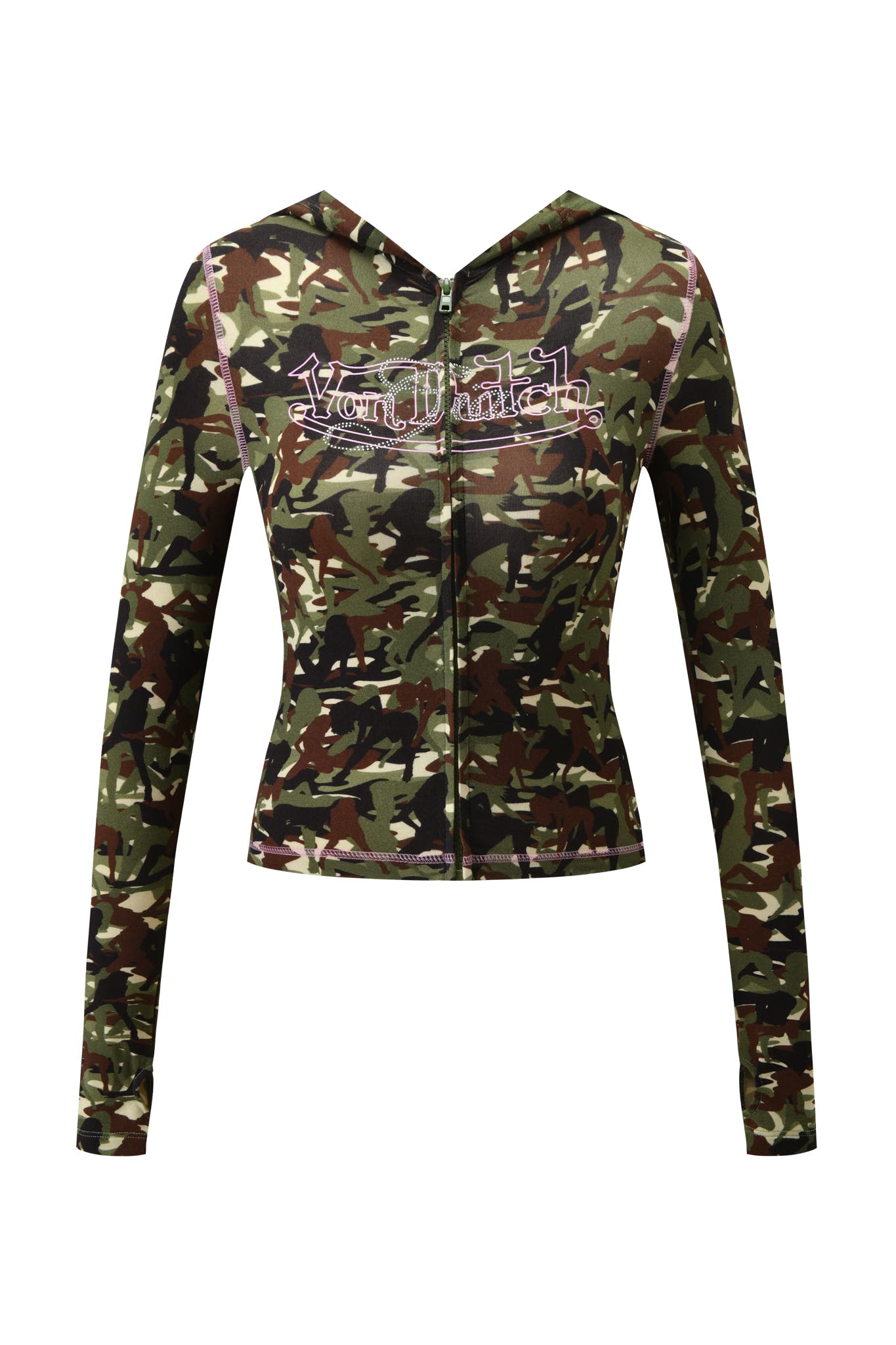 I.AM.GIA X VON DUTCH BLARE HOODIE - GIA GIRL CAMO