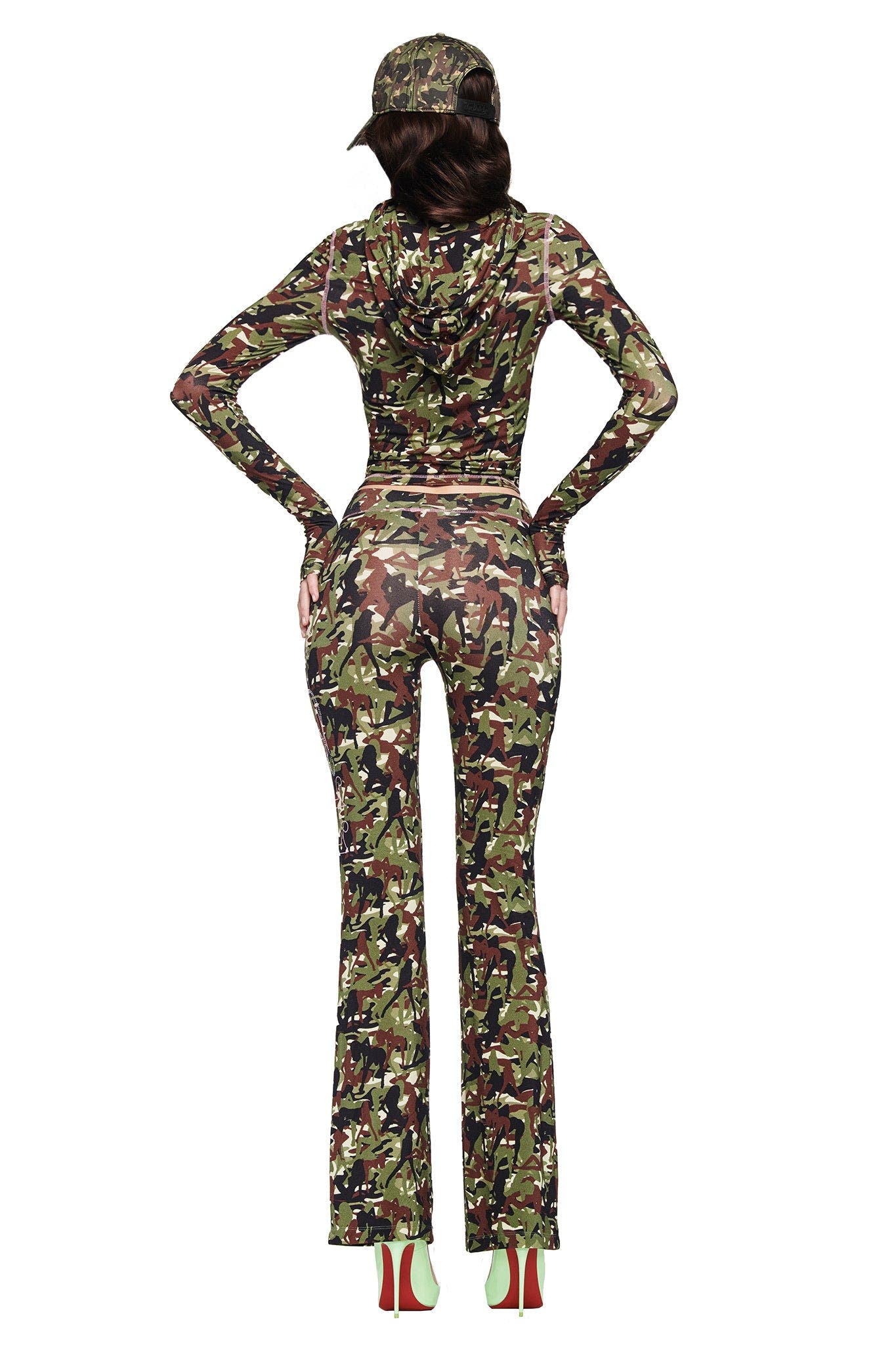 I.AM.GIA X VON DUTCH BLARE TRACKPANT - GIA GIRL CAMO