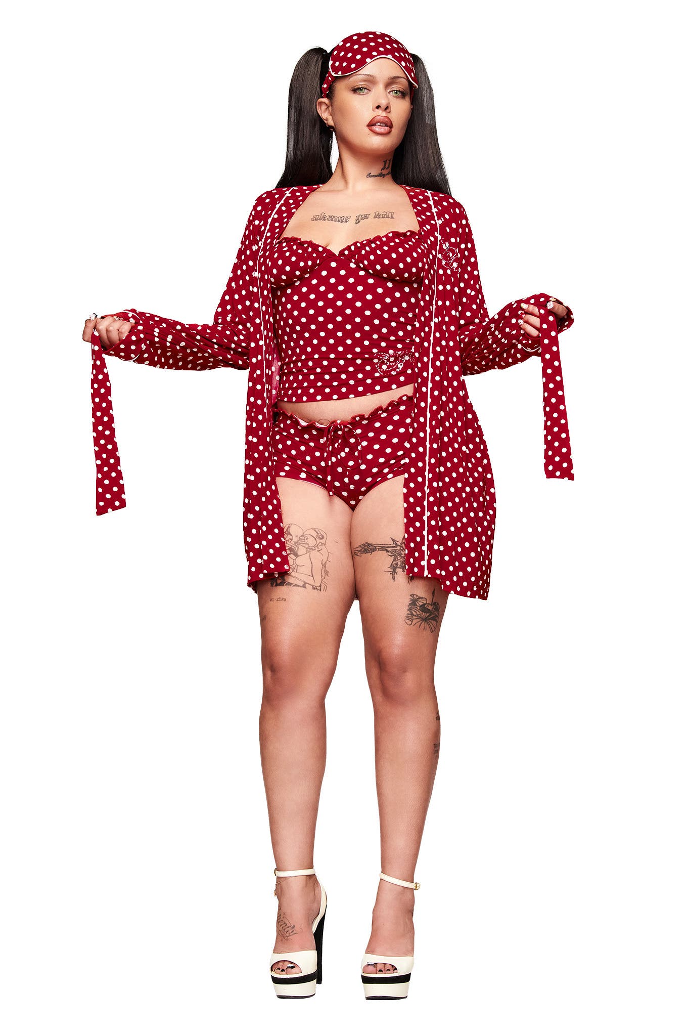 MELANIE SLEEPWEAR - RED POLKA DOT