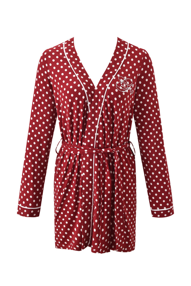 MELANIE SLEEPWEAR - RED POLKA DOT
